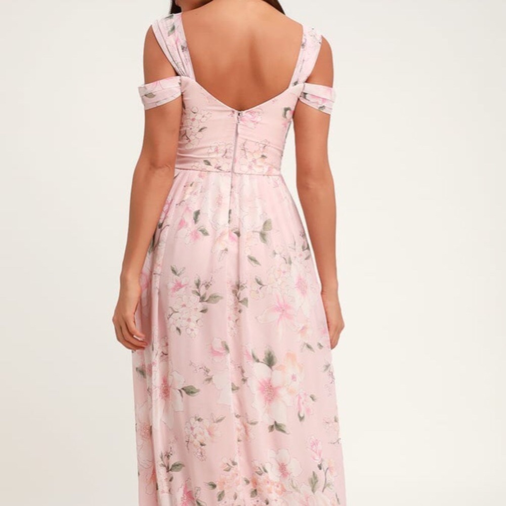 Lulu’s off shoulder floral maxi - Picture 3 of 4